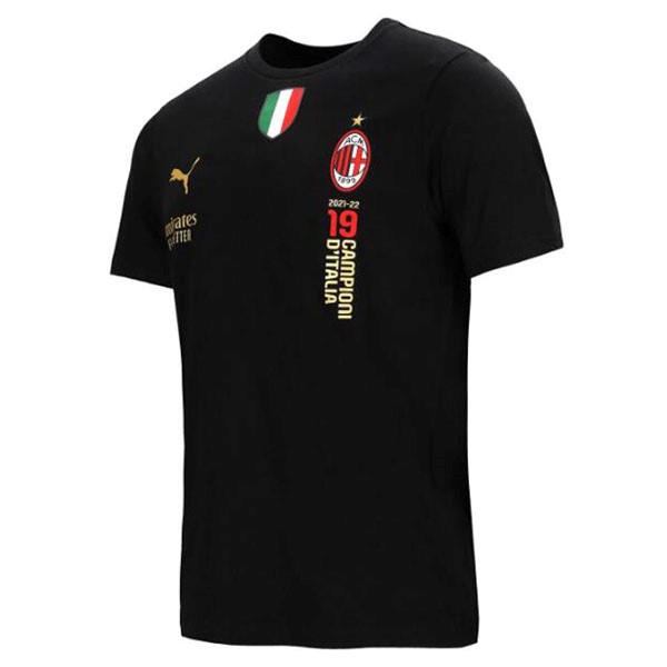 Camiseta AC Milan 19 Campion Italia 2022/23 Negro